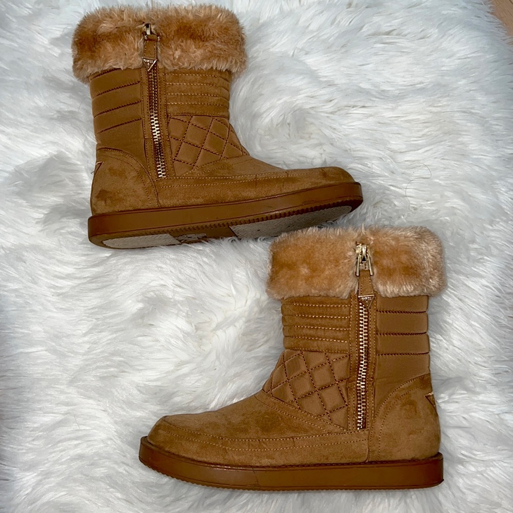 GUESS Women Faux Fur booties